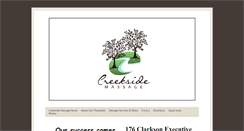 Desktop Screenshot of creeksidemassagestl.com